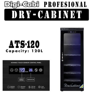 120L Digi Cabi Electronic Dry Cabinet ATS-120 with LED Advanced touch Panel
