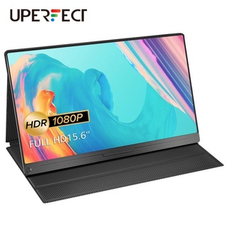 UPERFECT 15.6 Inch FHD Monitor HDR 1920X1080 IPS HDMI Type-C Screen Display Portable HDR Dsiplay for PS4 Raspberry PC