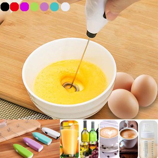 Milk Frother Foamer Whisk Mixer Stirrer Egg Beater Electric Handle Cooking Tools