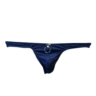 Men Rings Decor Sex Thongs Mesh Breathable Underwear Low Waist Sexy G-strings