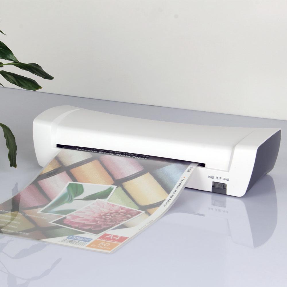 geeka-Hot & Cold Thermal Laminator Laminating Machine with 2 Rollers For A4
