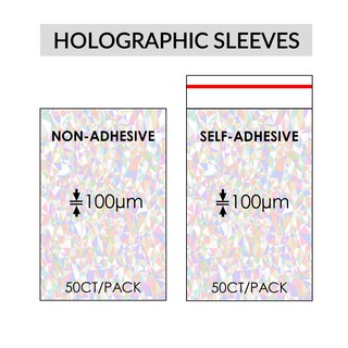 HOLOGRAPHIC SLEEVES 50CT (57*87, 61*88, 65*90)