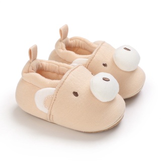 Cartoon Bear Cotton Shoes Baby Girl Toddler Shoes Soft Sole Baby Shoe 0-18 Month