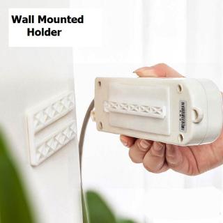 [[READY STOCK]Wall Mounted Extension Socket Holder Sticker Panel Household Wiring Board Plug-In Router Cable Organizer
