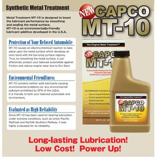 CAPCO MT-10 | Metal Treatment for Car Engine | Made in USA