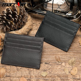 Card Clip Holder Wallet For Men Genuine Cow Leather 2019 New Fashion Cool Card