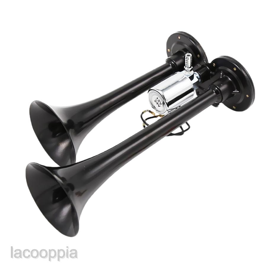 Loud Air Horn Dual Trumpet 150dB for Car Truck RV Train Boat Motorcycle