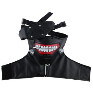 3D Tokyo Ghoul Kaneki Ken Mask Halloween Party Cool Mask Prop Zipper cosplay mask