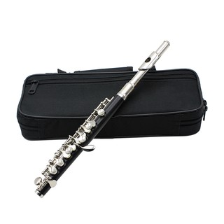 ✦Piccolo Ottavino Half-size Flute Cupronickel Silver Plated C Key Tone with Pol (1)