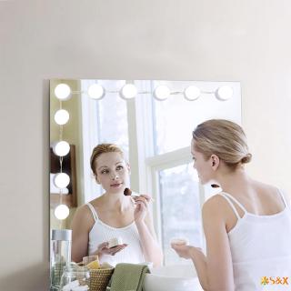 S&X 10-LED Hollywood Mirror Light Bulb Kit Vanity Makeup Dressing for Table