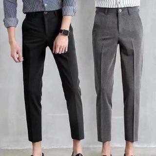 Korean Business Formal Pants Casual Pants Nine Straight Slim Suit