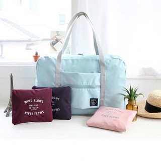 1PC Waterproof Nylon Travel Bags Women Men Large Capacity Folding Organizer Packing Cubes Luggage Weekend Bag