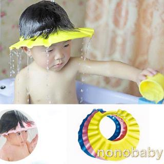 【nonobaby】Adjustable Baby Kids Shampoo Bath Bathing Shower Cap Hat Wash Hair Shield Baby Bathing Shower Cap Hat Wash Hair Shield Adjustable Elastic Shampoo Cap