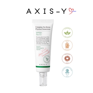 Axis-Y Complete No Stress Physical Sunscreen SPF50+ PA++++ 10ml / 50ml (1)