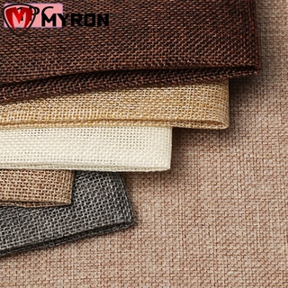 MYRON 1PC Camera supplies Photography Background Cloth Props Blended Woven Fabric Creative Solid Color Useful Retro Linen Texture/Multicolor