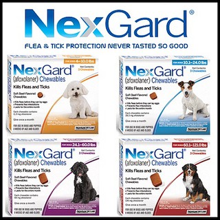 Nexgard Flavoured Chews Flea And Tick Prevention 6 Month Supply