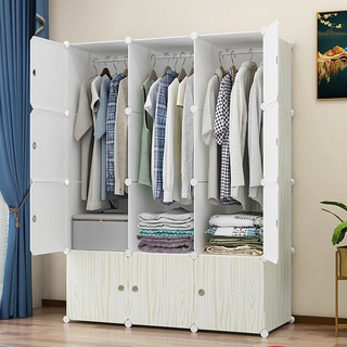 AUSITUR Wardrobe Simple Home Assembly Locker Bedroom Storage Wardrobe