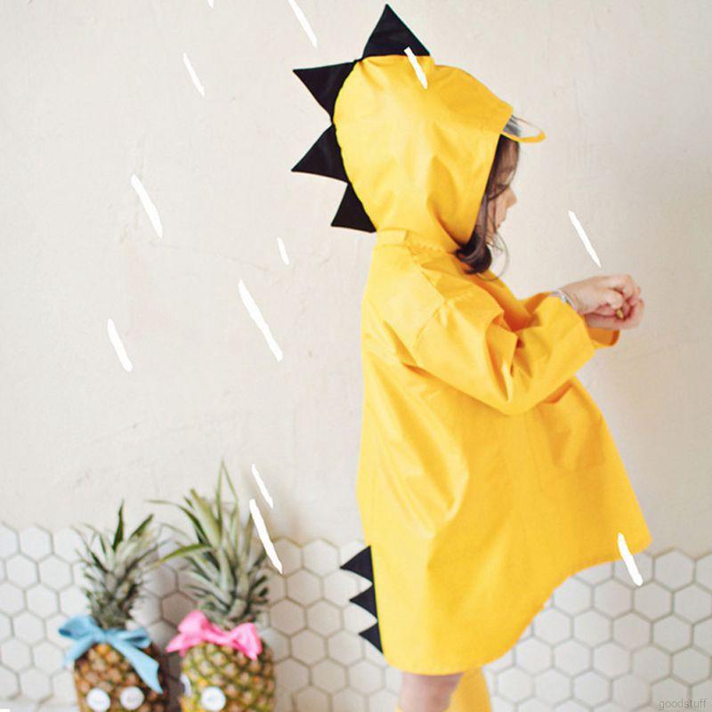✨GoodStuff✨ Children's Raincoat Dinosaur Cartoon Cute Light Waterproof Cloak