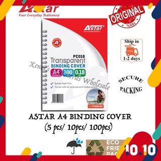 [Shop Malaysia] ASTAR A4 Binding Cover/ ASTAR A4 PVC cover ( 100 sheets) **0.18MM THICKNESS** (READY STOCK / 100% ORIGINAL)