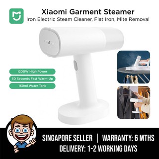 XIAOMl Garment Steamer, Iron Electric Steam Cleaner, Portable & Mini, Mite Removal, Flat Iron, Steamer - 2021 Batch