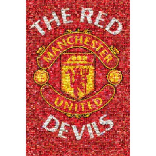 Manchester United FC Mosaic Posters
