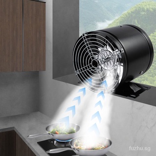 Exhaust Fan Kitchen Oil Smoke Exhaust round Pipe Strong Mute Exhaust Fan Bathroom Ventilator Two-Way Ventilating Fan th5W