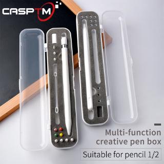 Portable Multi-purpose Storage Case for Apple Pencil 1/2 Pencil Holder Hard PC Protective Cover