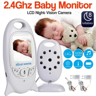 Nanny Wireless Electronic Baby Monitor night vision Camera 2 Inch Radio Video Nanny Night Vision Walkie Talkie Temperature Monitoring 8 Lullaly