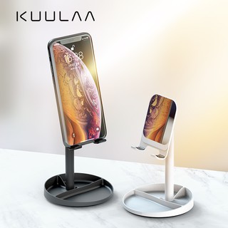 KUULAA Retractable Mobile Phone Holder IPad Air Smart Metal Desktop Mobile Phone Support For Iphone Xiaomi Huawei Tablet