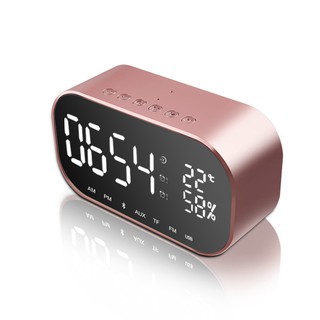 Portable Bluetooth Speaker Super Bass Wireless Speaker Support TF FM Alarm Clock