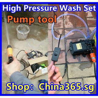 High Pressure 12V Car washing pump 220V home water pump tool