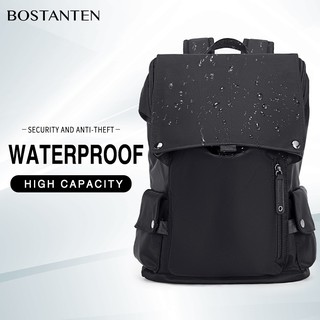 BOSTANTEN 100% authentic new male trend Korean backpack simple waterproof casual nylon large capacity travel bag