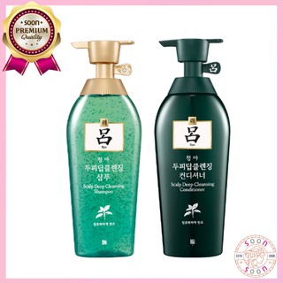 [Ryo] Scalp Deep Cleansing Shampoo 500ml / Scalp Deep Cleansing Conditioner 500ml / Fermented mint, Pine needle / Shipping from Korea