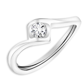TAKA Jewellery Cresta Diamond Ring 9KW