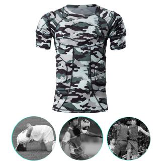 1Pcs Anti-Collision Protective Gear Set Men's Padded Sport Training Suit for Soccer Football Rugby Basketball Baseball