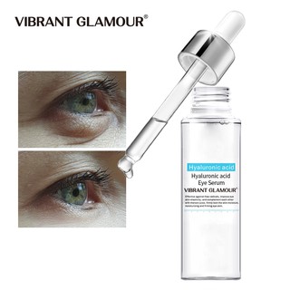 VIBRANT GLAMOUR Hyaluronic Acid Eye Serum Remove Dark Circles Anti-Wrinkle Aging Fat Granule Against Puffiness