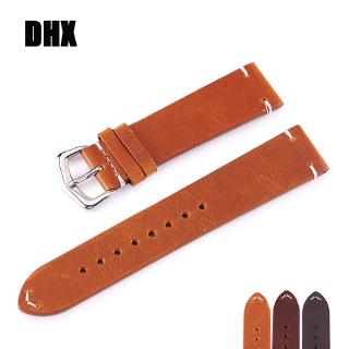 18mm 20mm 22mm 24mm High-end Retro 100% Calf Leather Watch band Watch Strap with Genuine Leather Straps Free shipping