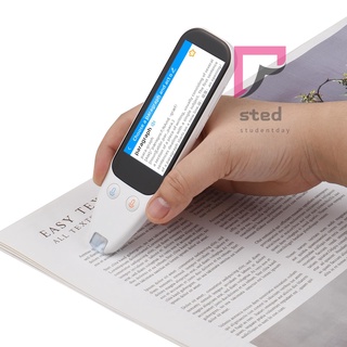 Portable Scan Translation Pen Exam Reader Voice Language Translator Device with Touchscreen WiFi/Hotspot Connection/Offline Function Support Dictionary/Text Scanning Reading/Text and Phonetic Translation/Text Excerpt/Intelligent Recording/MP3 for Reading