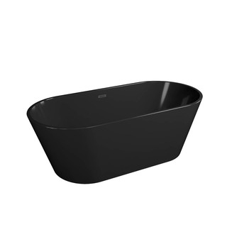 HERA Black Bathtub 1005 OVAL Stand Alone | The Mini Bathtub for your Home Spa