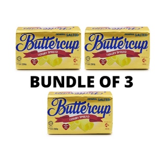 [Bundle of 3] Buttercup Salted Butter 250g