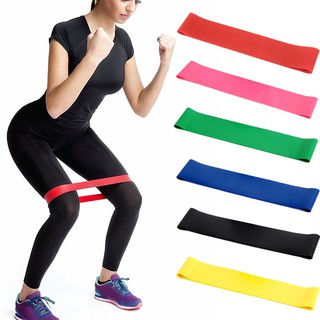 Elastic Resistance Loop Band Stretchy Crossfit GYM Sport Exercise Yoga Fitness