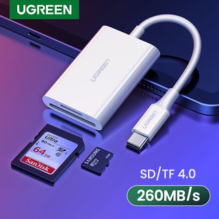 UGREEN USB Type C Card Reader SD TF Micro SD 4.0 UHS-II USB-C 3.1 OTG Memory Card Reader Adapter for iPad Pro 2018/2020 MacBook (1)
