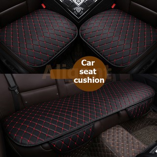 Car Seat Cover New Four Seasons Universal Linen non-slip Seat Cushion three-piece Seat Pad Protector