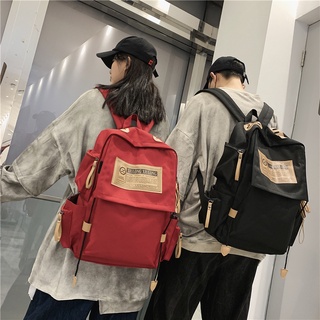 Backpack Junior High School Student and College Student Schoolbag New Large Capacity Schoolbag