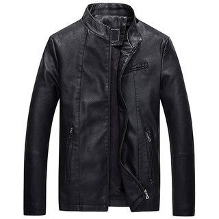 Men's Autumn Winter Thick Coats Motorcycle Jacket Warm Male Outwear PP214