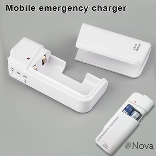 ❤Nova Universal Portable USB Emergency 2 AA Battery Extender Charger Power Bank Supply Box