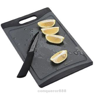 Cutting Board Kitchen Plastic Accessories Anti-slip Antibacterial Chopping Block Home Slicing Space Saving Easy Clean