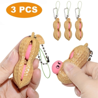 Fidget Toys Anti-stress Set Stretchy Strings Popit fidget popper Peanut Pack Adults Children Squishy Antistress Relief Keychain