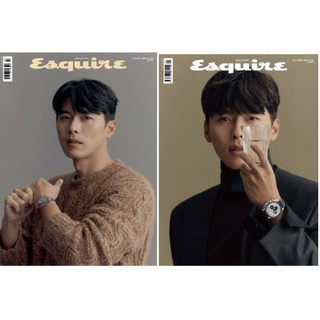 KOREA Magazines [Esquire] January_2021 cover_Hyun Bin(2 types of Hyunbin image)