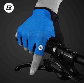 [Spot goods] ROCKBROS Bicycle Bike Half Fingger Gloves Summer Shockproof Cycling Gloves Men Breathable Sports Gloves